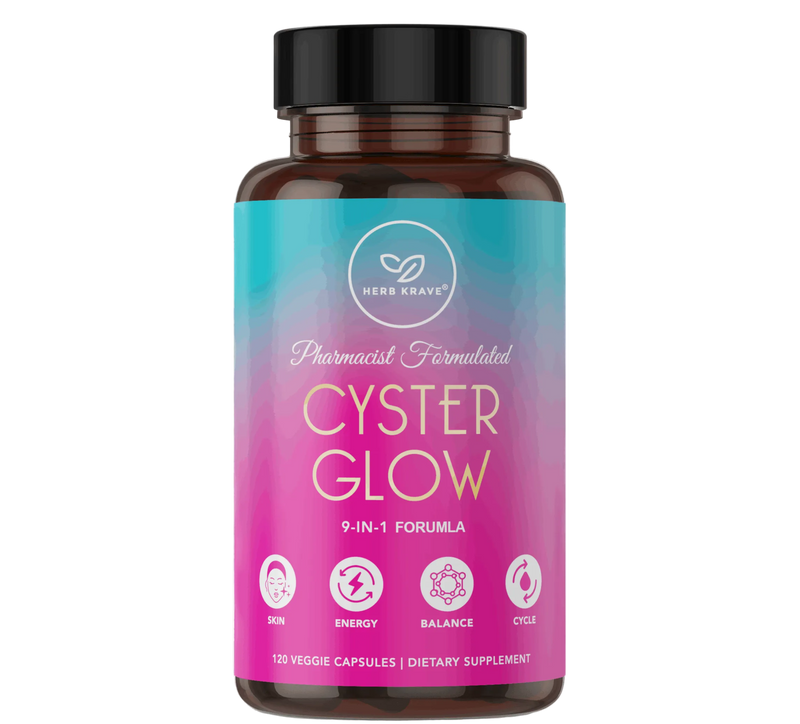 Cyster Glow   9-in-1 Premium Myo-Inositol & D-Chiro Inositol Blend: All in one PCOS supplement.*